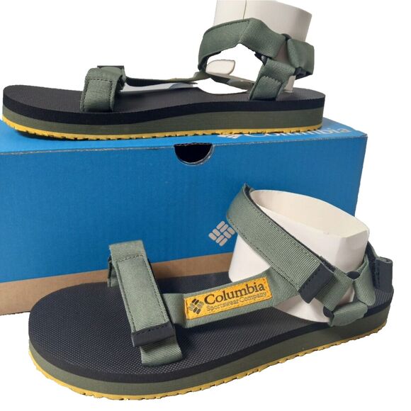 New Columbia Breaksider Sandals Strap Summer Sport Green Mens Sz 12 Fisherman main image 6